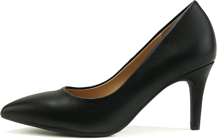 Black Faux Leather