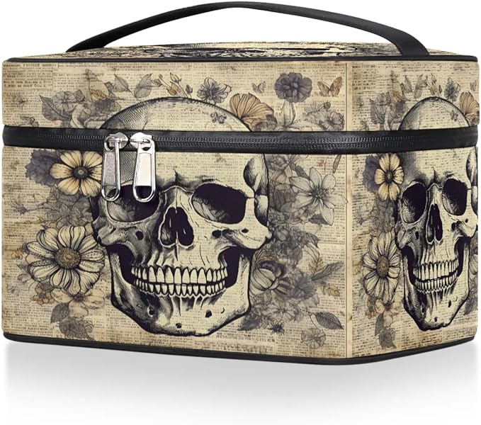 Vintage Skull Flower