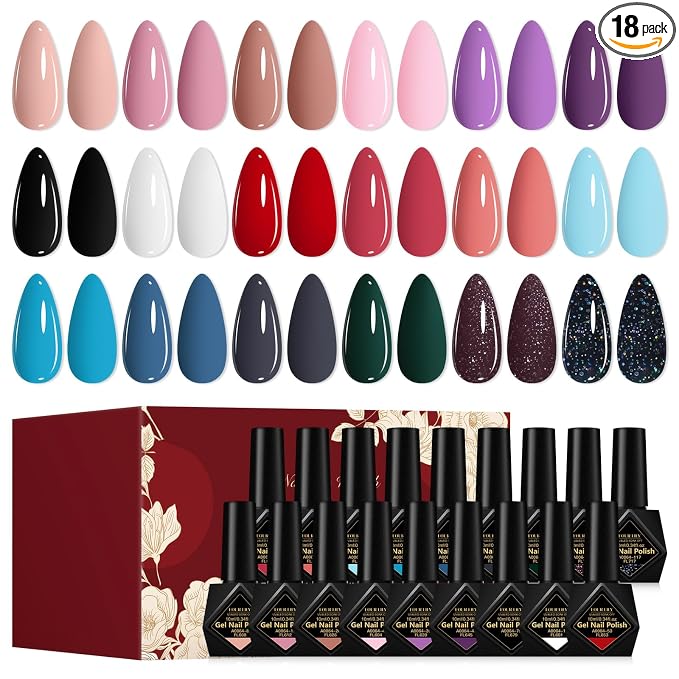 18 PCS Gel Nail Polish - 04