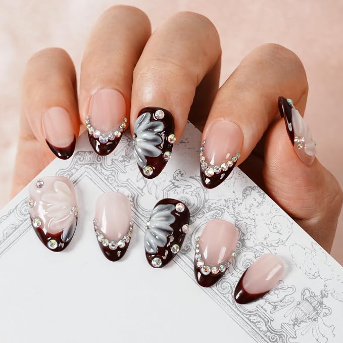 Burgundy Bloom Gem
