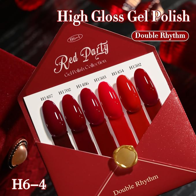 Shimmer Red Burgundy