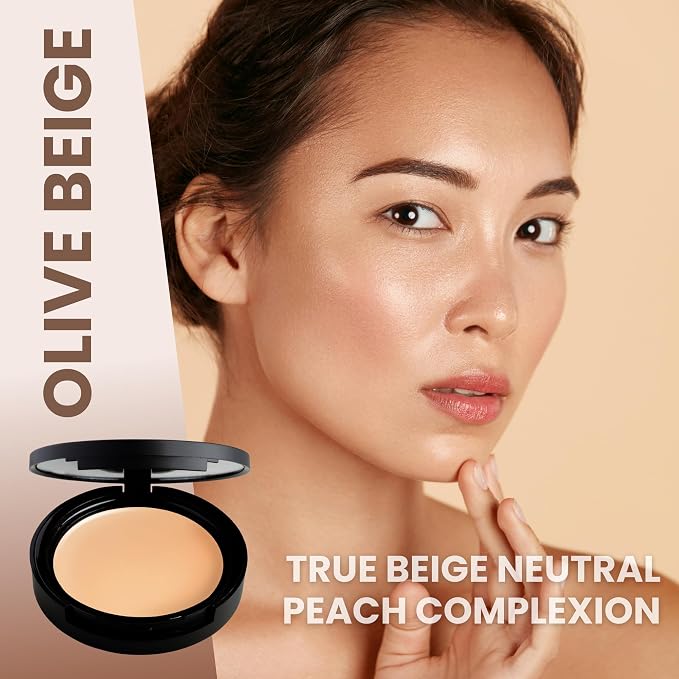 OLIVE BEIGE (true beige neutral peach complexion)