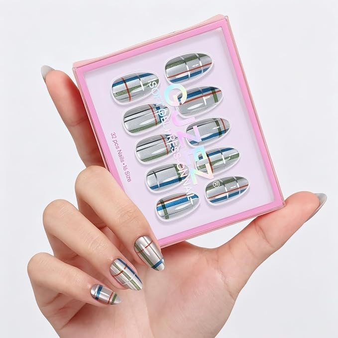 1C-Silver Plaid