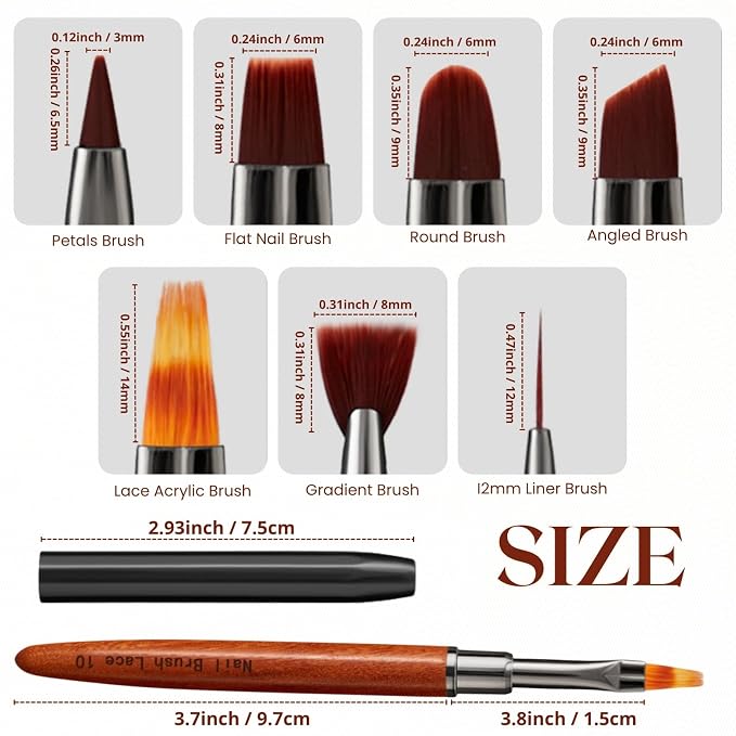 Lace Acrylic Brush