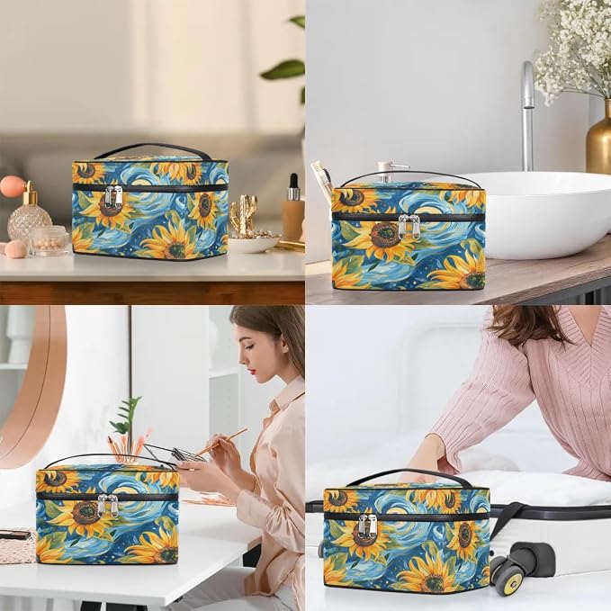 Abstract Sunflowers Design