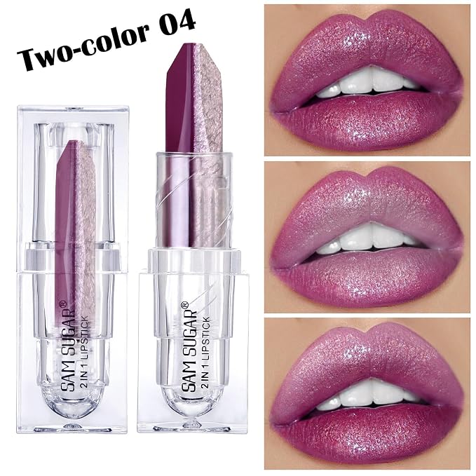 3 dual-color lipsticks