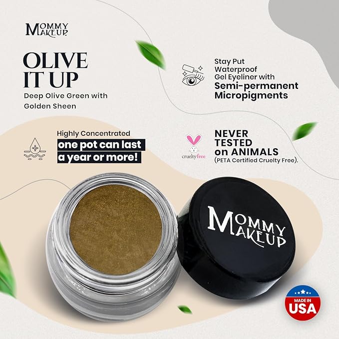 Olive It Up - A deep olive green with golden sheen