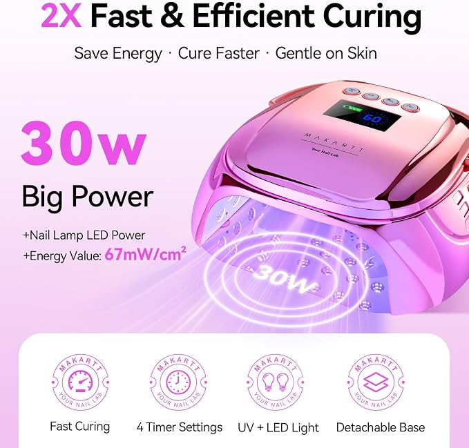A4- nail lamp-Gradient Purple
