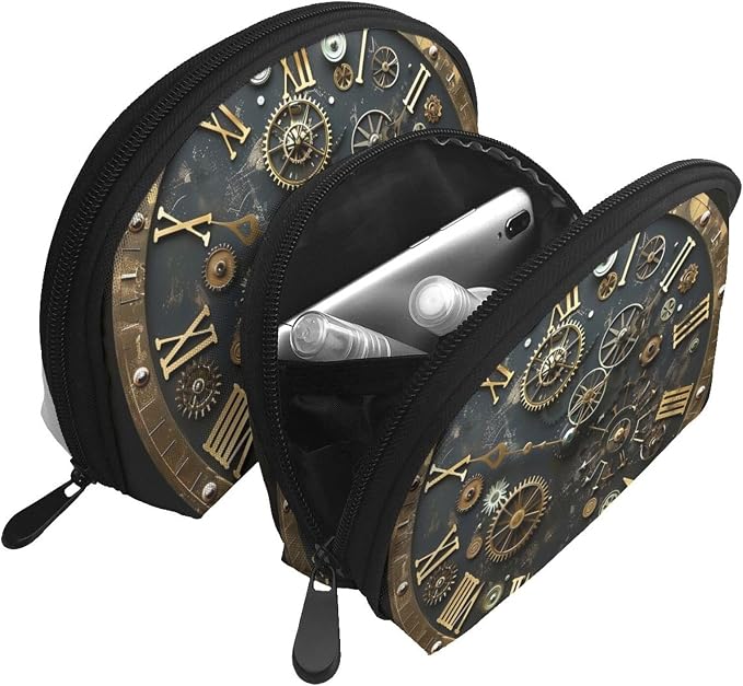Gears Clock Bronze Century