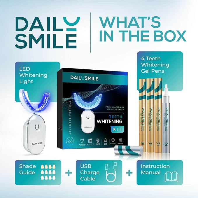 Teeth Whitening Kit With Led Light