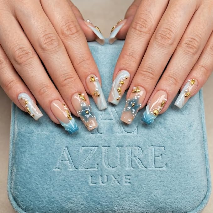 ocean embossed