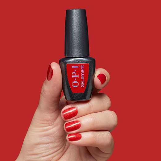 Loves Me, Loves Me Hot | Semi-Sheer Bright Red Silver Shimmer