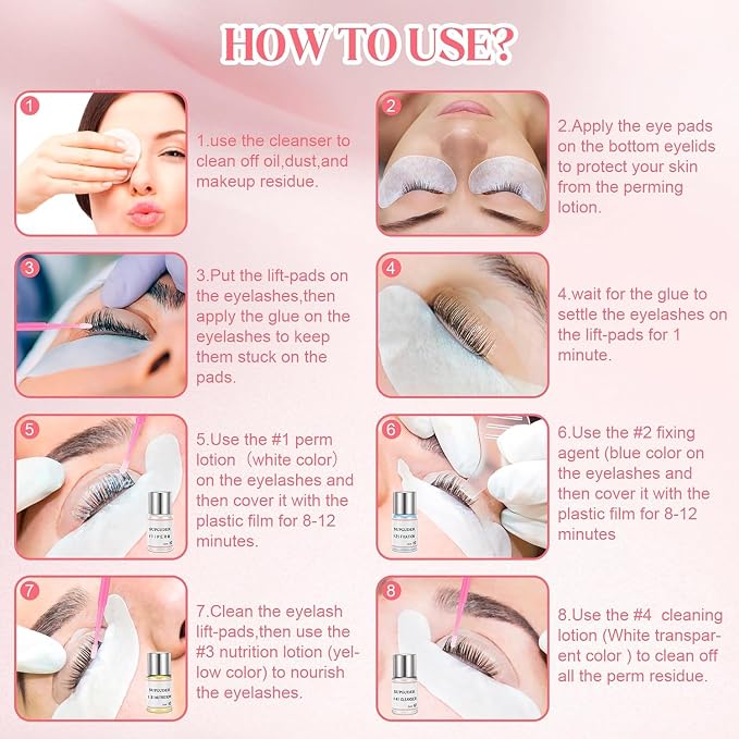 Upgraded Version lash lift kit