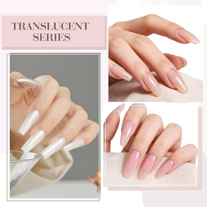 Sheer White Pink Beige-2350