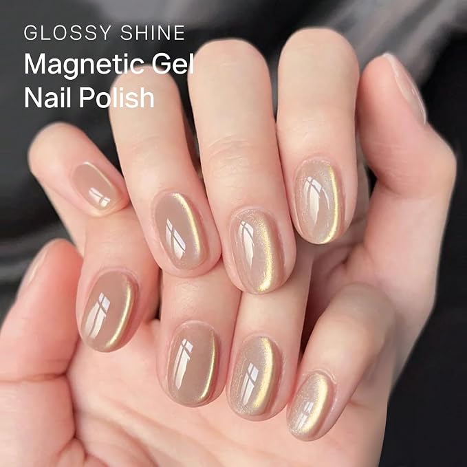 Pink Porcelain Cat Eye Gel
