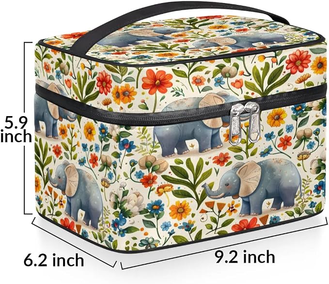 Elephants Flowers