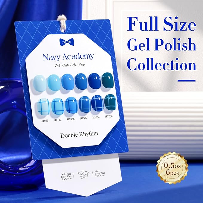 Pastel Blue Navy