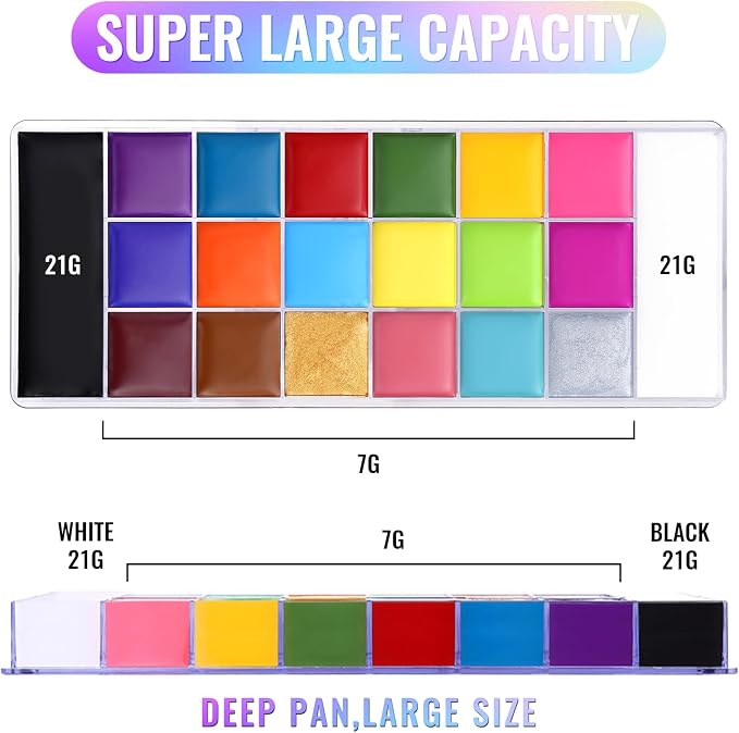 Red, blue,green,pink,black,white