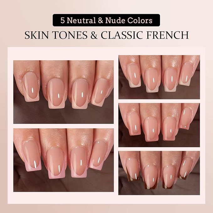 03-Peach Base-Short Square Kit