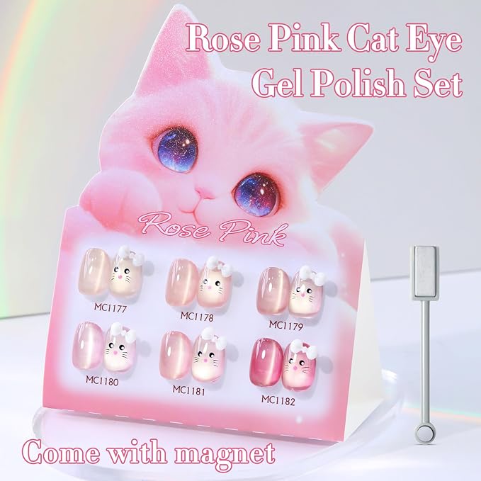 Glass Nude Pink Rose