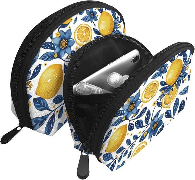 Lemon Floral Blue Yellow