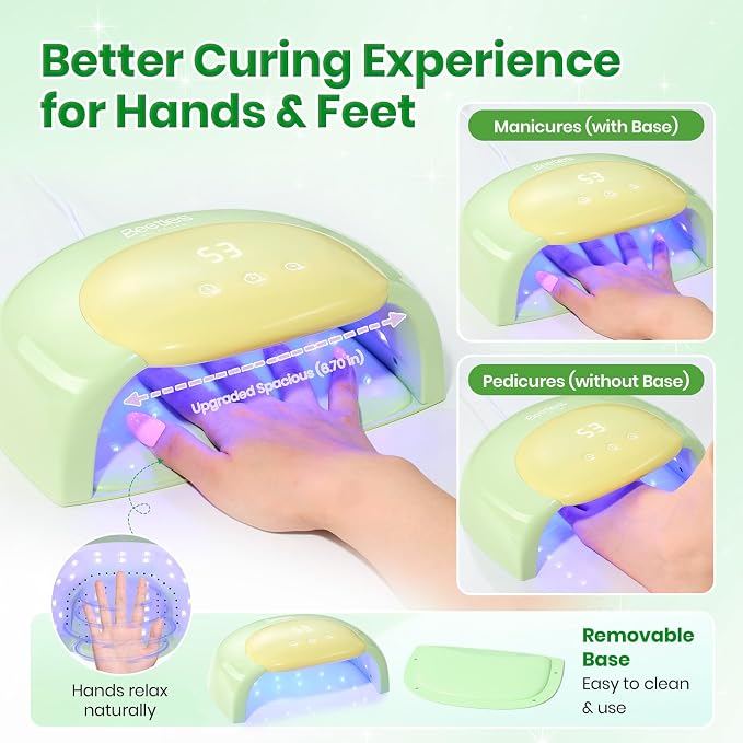 Z-UV Nail Lamp for Hands & Feet Candy Green