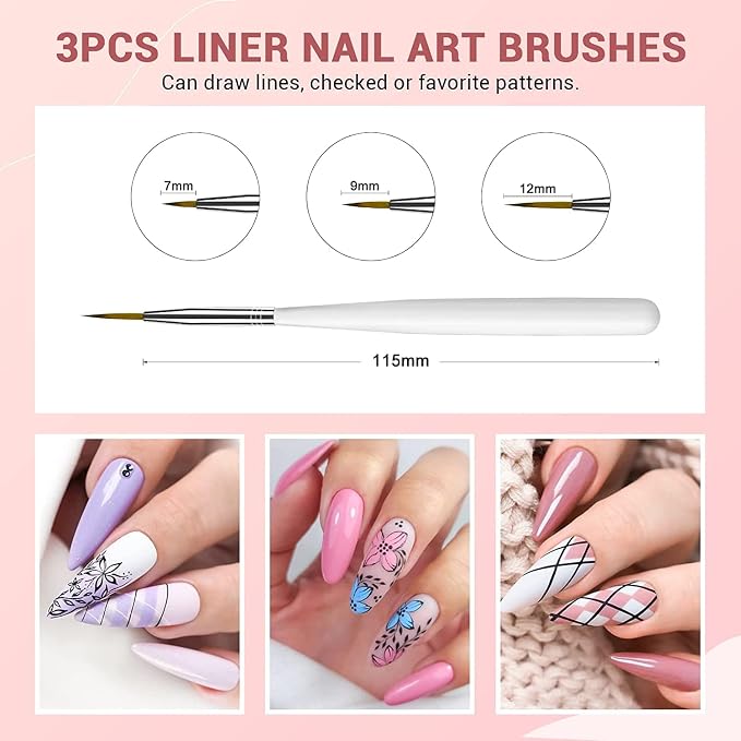 B-42PCS Red Gel Nail Polish Kit
