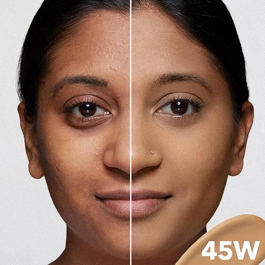 45W: Medium to Tan skin with Warm undertones with a hint of bronze