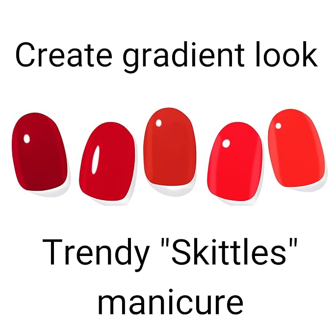 Gradient Red Skittles