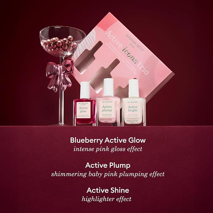 Active Glow Blueberry, Active Shine, Active Plump