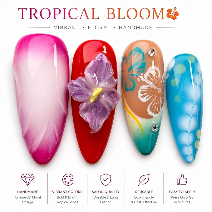 Mixed Floral Medium Almond