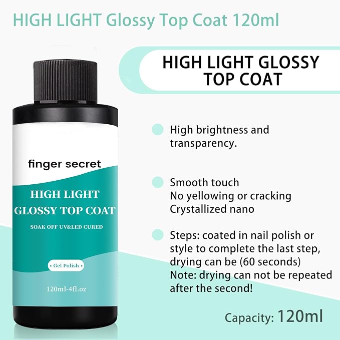 High Light Glossy Top Coat