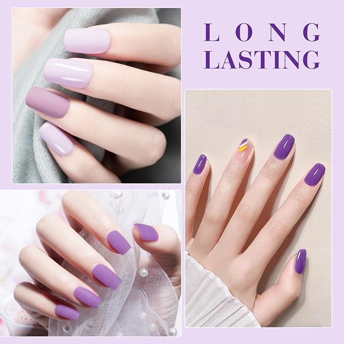 Purple Violets Set