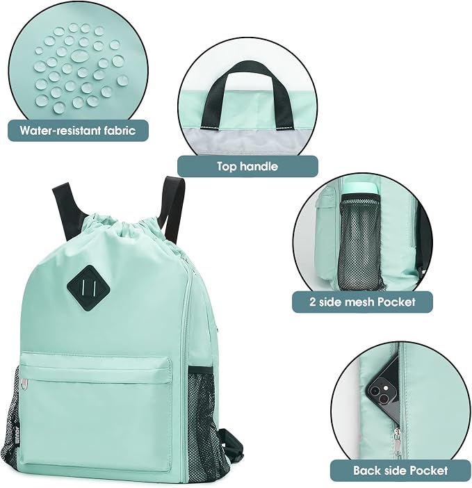 L, Mint Green