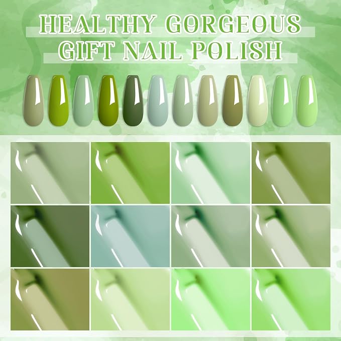 12 Pcs Green