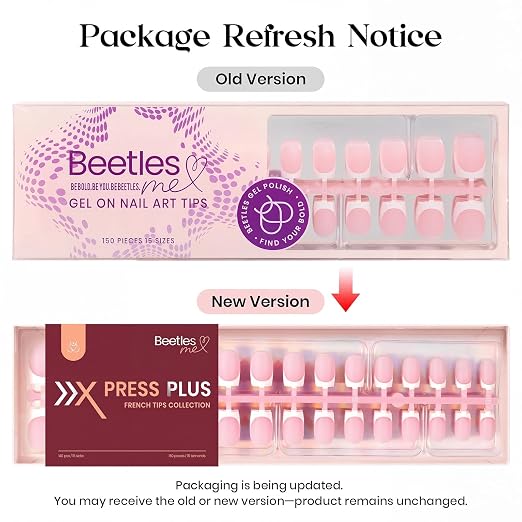 2 - Press On Nails Only | Extra Short Amlond | Pink French
