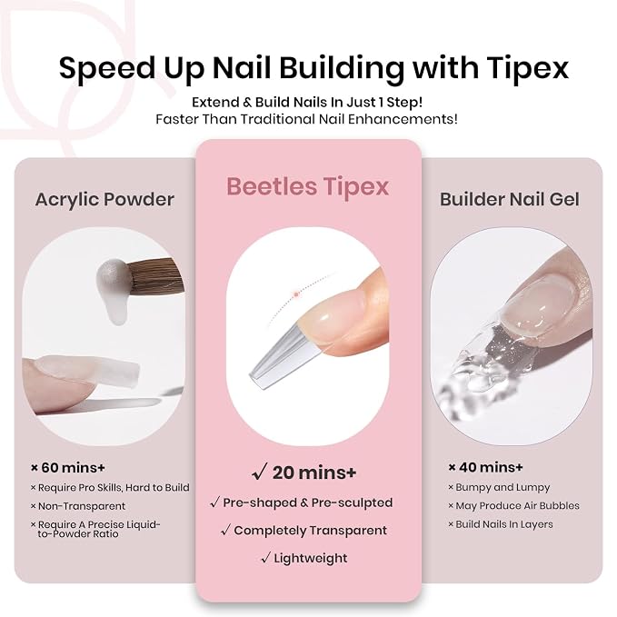 1 - Tipex Nails Only | Medium Coffin | 192