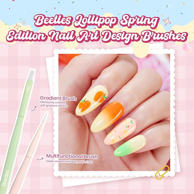 6pcs Spring Nail Art Brushes