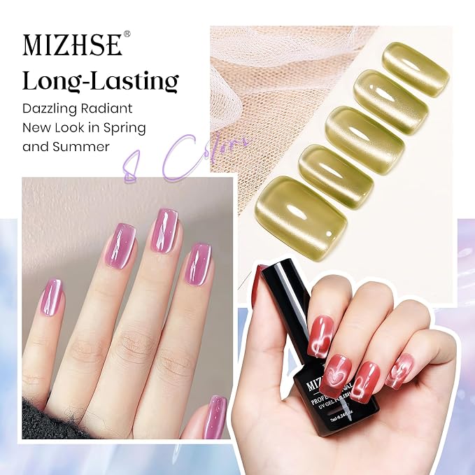 Neon Glassy Cat Eye Gel