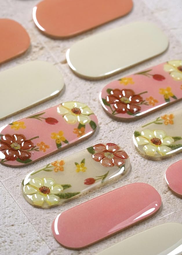 Beige Pink Floral