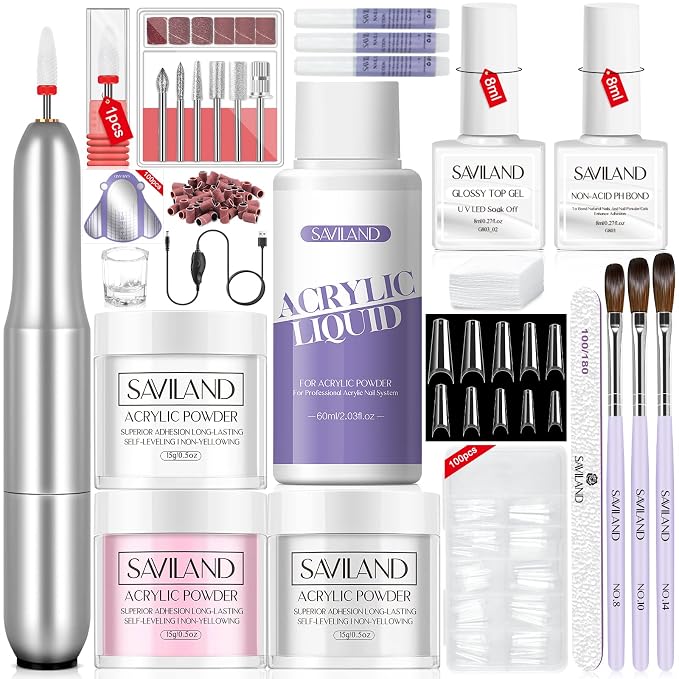 B2-Acrylic Nail Kit with Drill
