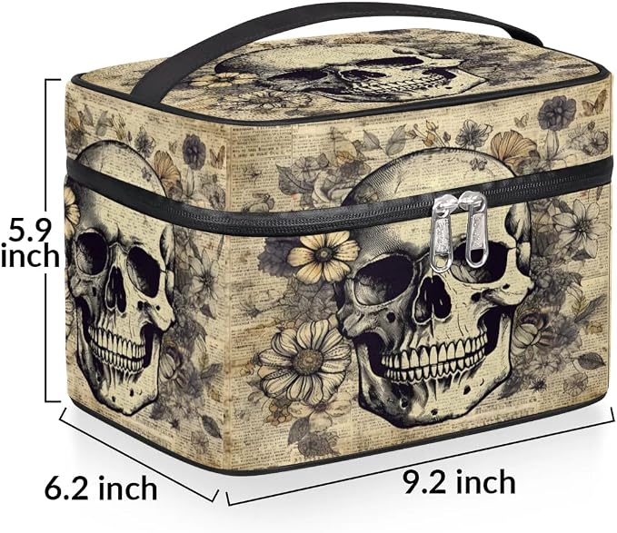 Vintage Skull Flower
