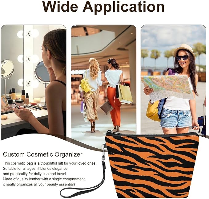 Tiger Stripe Pattern Orange Black