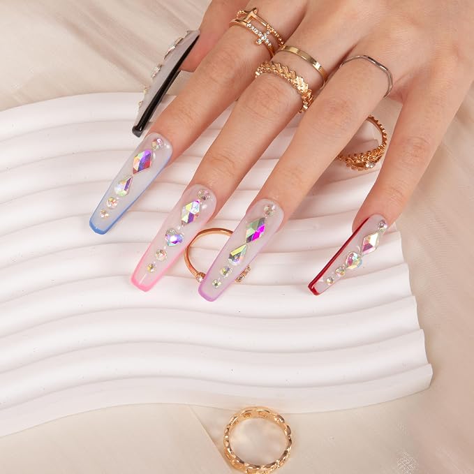 Galaxy Colorful French Tip