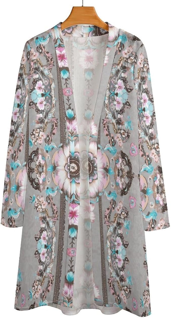 Grey Boho Floral