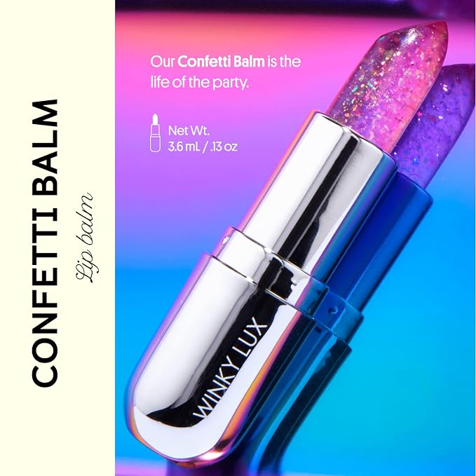 Set-Lavender Confetti Balm & Rosé Glimmer Balm