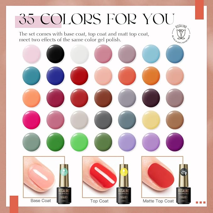 38 Color gel polish