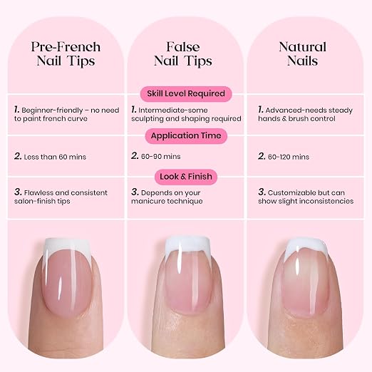 K - Press On Nail Kit | Short Square | Heart Whisper