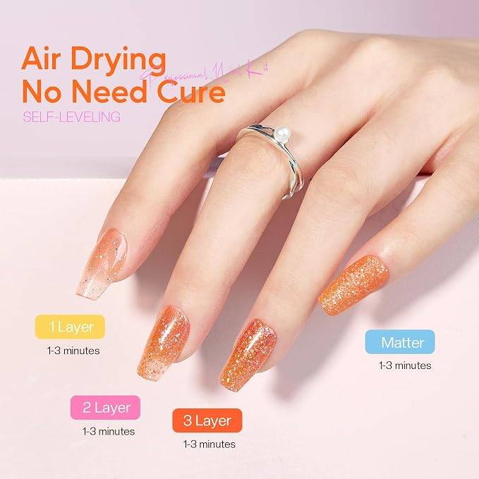 45pcs Nail Polish Set 0.27fl.oz