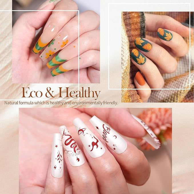 stamping polish fall winter colors